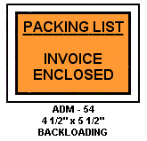 packing list