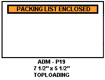 packing list