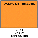 packing list