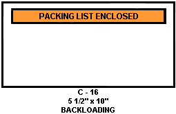 packing list