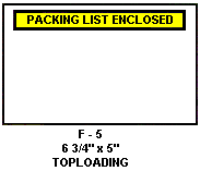 packing list